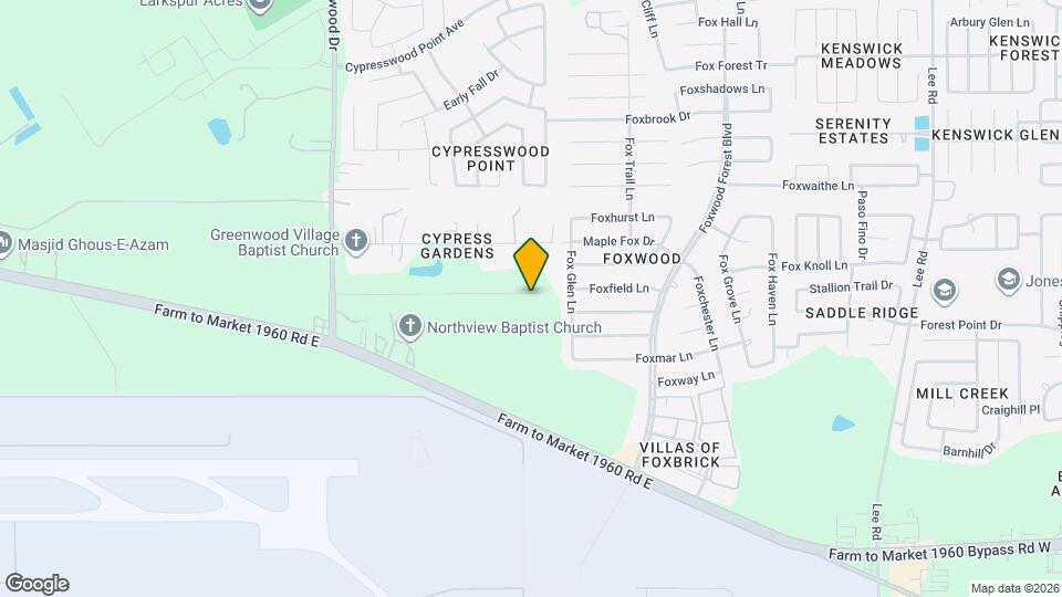 6726 Cypress Lndg Ln Map and Location Details