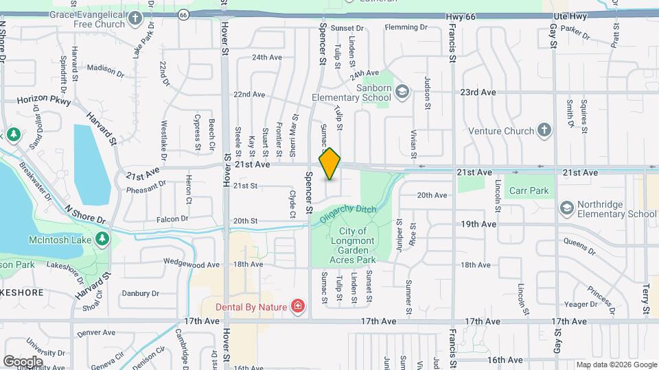 2038 Sumac St Map and Location Details