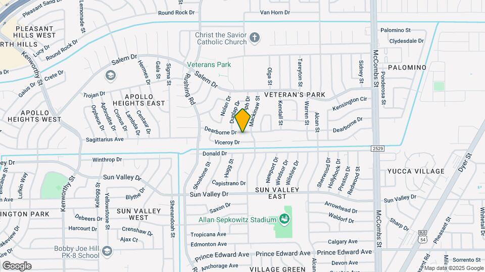 5316 Dearborne Dr Map and Location Details