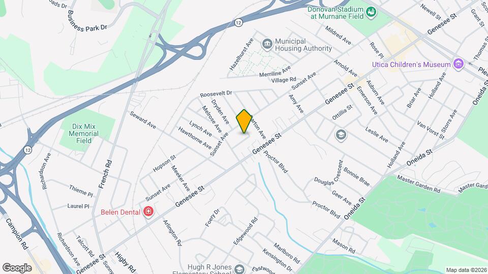 17 Fairfax Pl, Unit 2nd Floor Map and Location Details