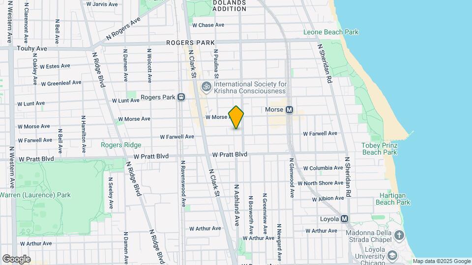 1609 W Farwell Ave Map and Location Details