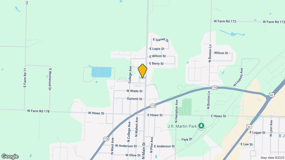 912 N Walnut Ave Map and Location Details