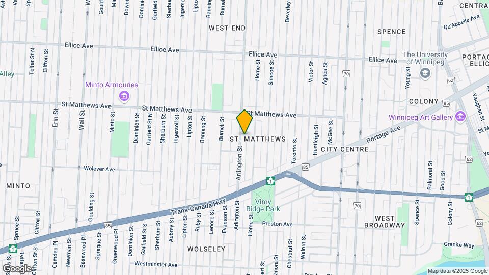 375 Arlington St Map and Location Details