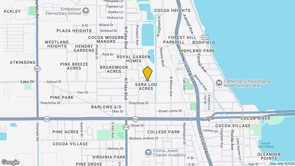 649 School St Map and Location Details