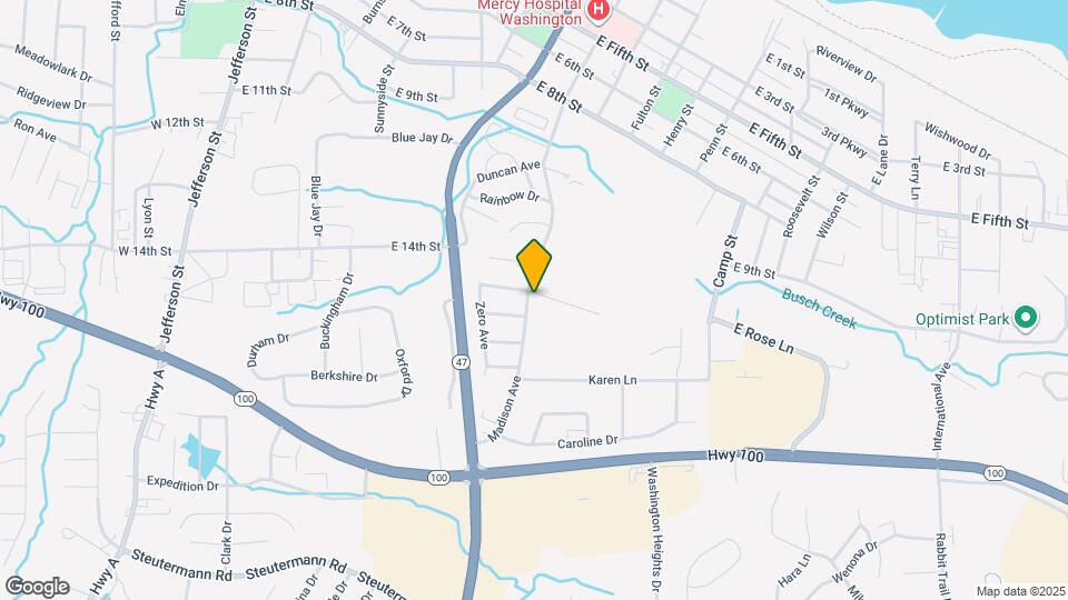 1400 Madison Ave Map and Location Details