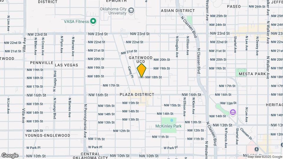 1812 N Gatewood Ave Map and Location Details