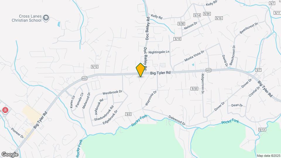 5305 Big Tyler Rd Map and Location Details