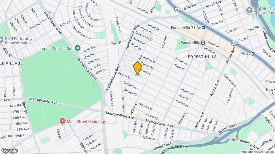 68-24 Juno St Mapa y Detalles de la Ubicación