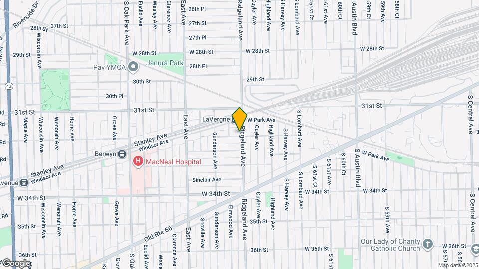 3146 Ridgeland Ave Map and Location Details