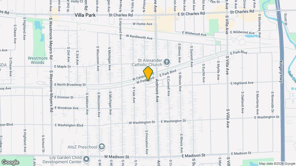 27 W Park Blvd Map and Location Details