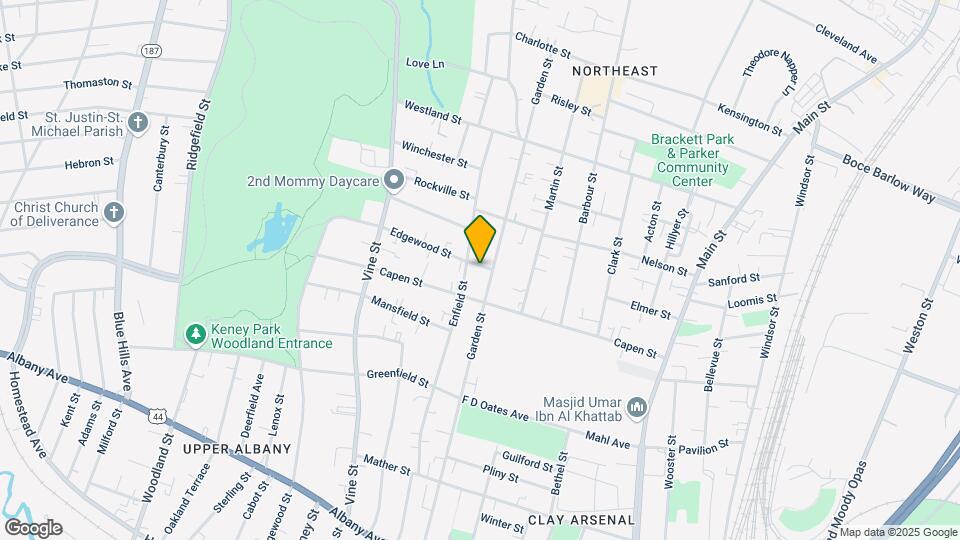 494 Edgewood St Map and Location Details