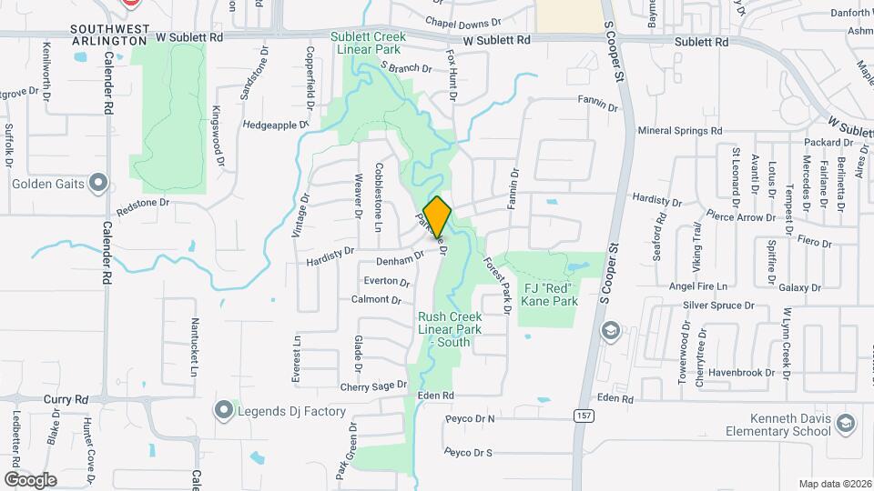 6404 Parkside Dr Map and Location Details