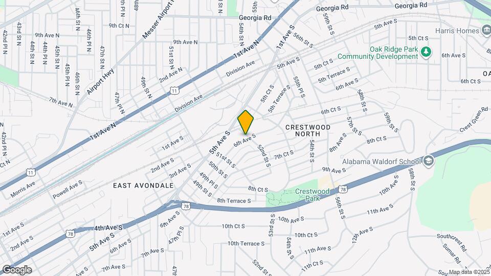 542 52nd St S Map and Location Details