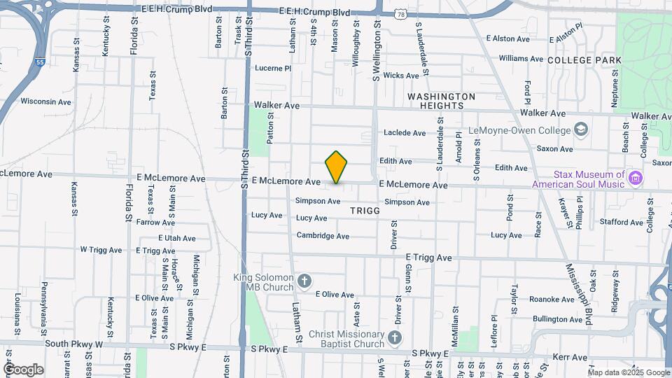377 E Mclemore Ave Map and Location Details