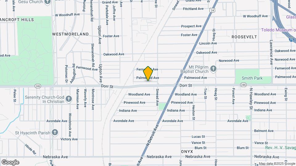 1634 Dorr St Map and Location Details