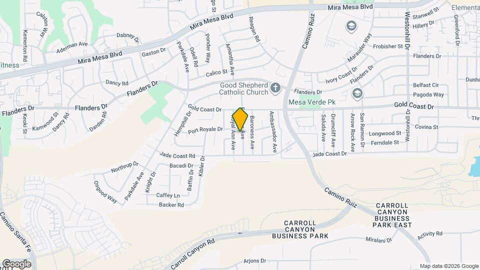 10216 Empress Ave Map and Location Details