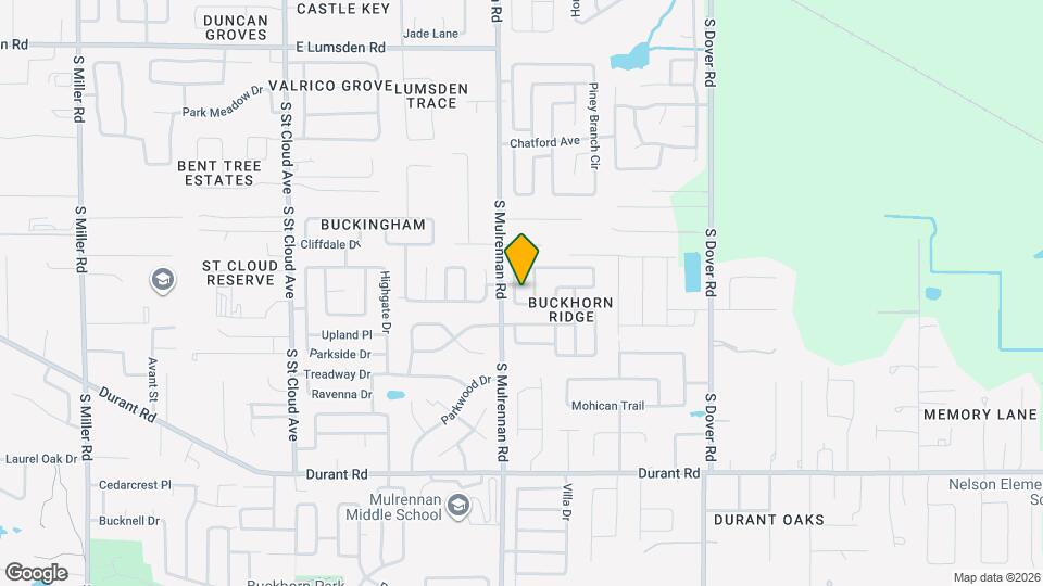 4435 Brandon Ridge Dr Mapa y Detalles de la Ubicación