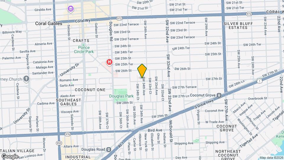 3411 SW 27th St Map and Location Details