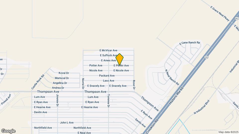 3936 E Potter Ave Map and Location Details