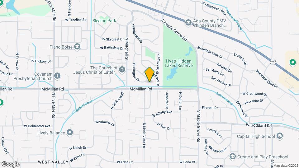 9513 W Ramsgate Dr Map and Location Details