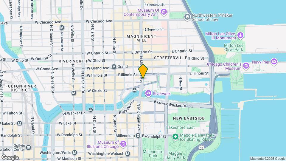 203 E Illinois St Map and Location Details