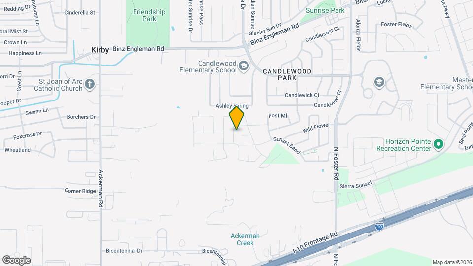 2602 Live Oak Pass Mapa y Detalles de la Ubicación