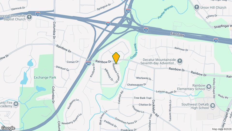 2678 Rainbow Forest Dr Map and Location Details