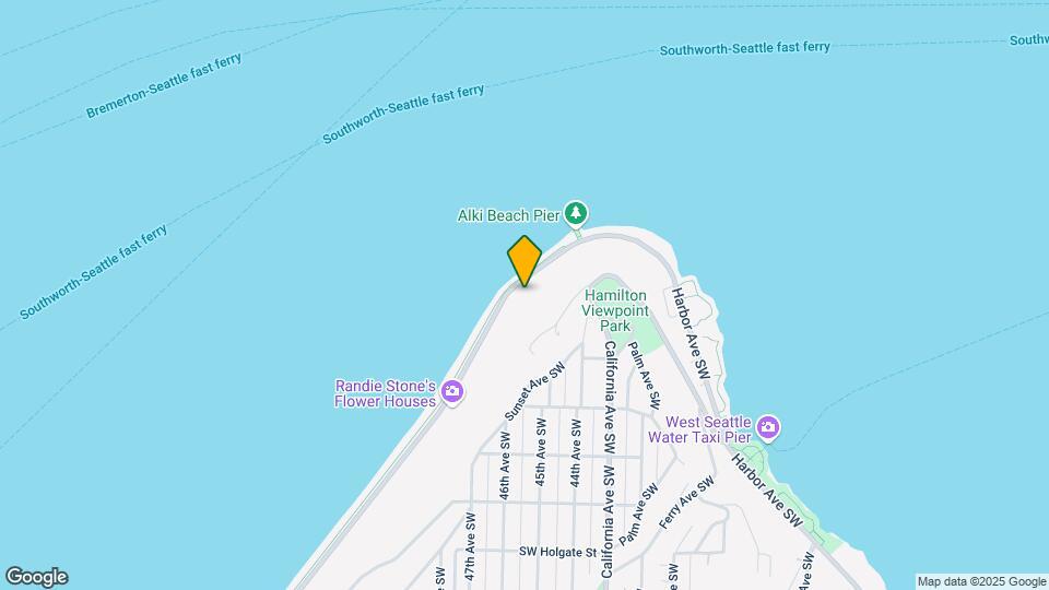 1250 Alki Ave SW, Unit 3G Map and Location Details