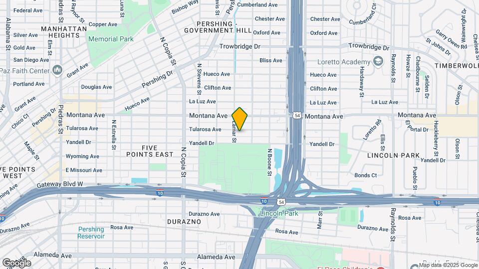 3906 Tularosa Ave Map and Location Details