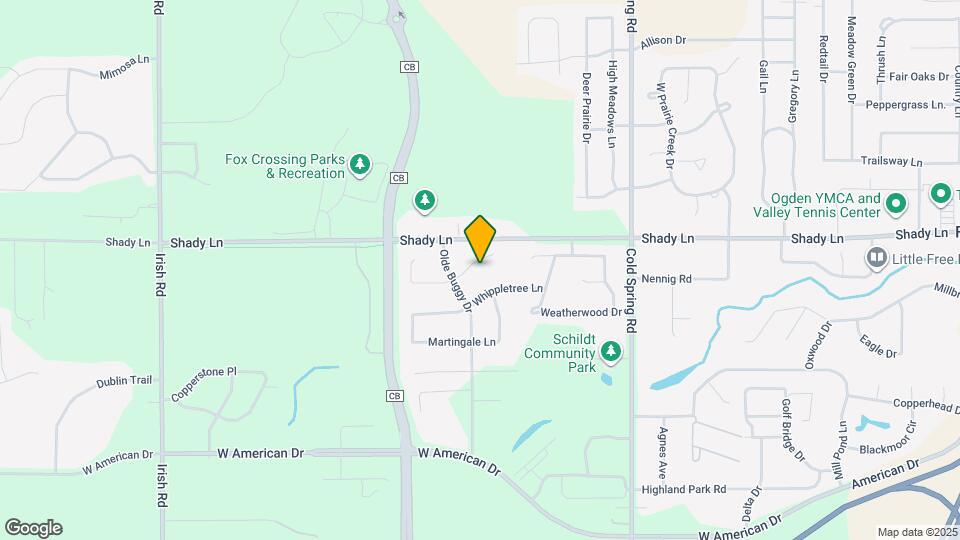 1317 Orchard Ct Map and Location Details