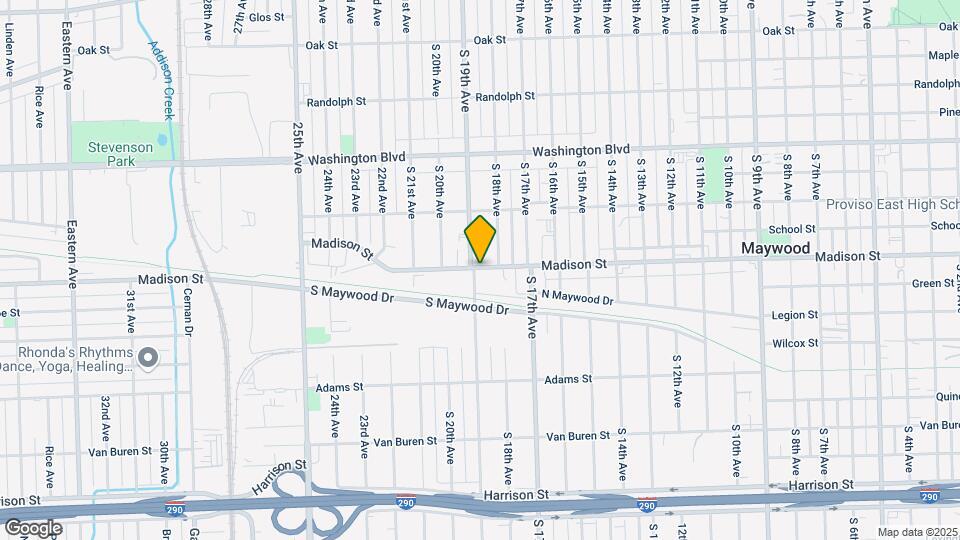 1222 W Madison St Map and Location Details