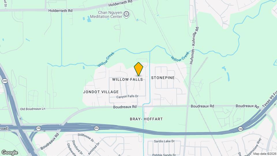 11822 Green Willow Falls Dr Map and Location Details