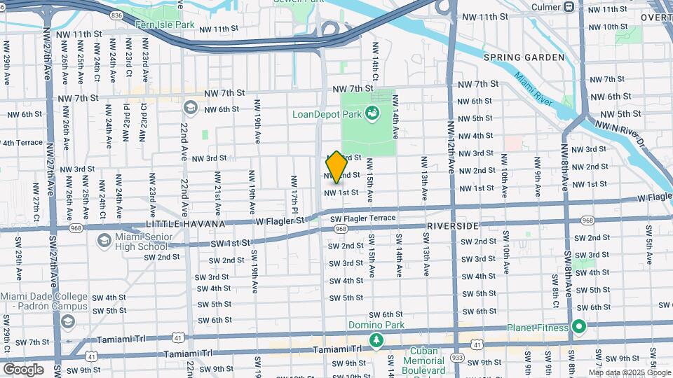 1619 NW 1st St Map and Location Details