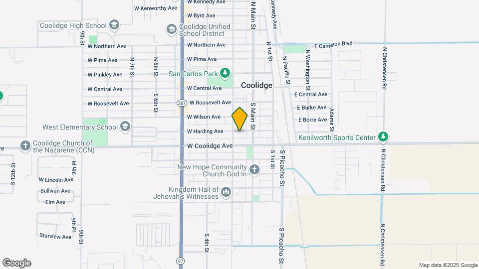 251 W Harding Ave Mapa y Detalles de la Ubicación