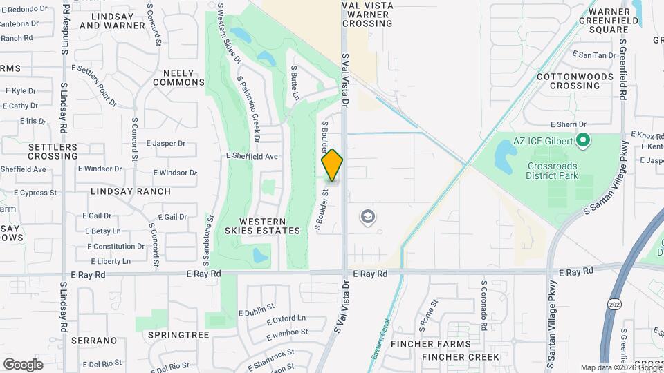 1371 S Boulder St Map and Location Details