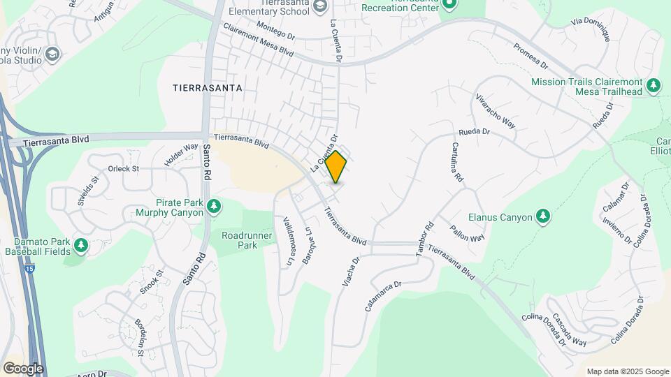 10858 Tierrasanta Blvd Map and Location Details