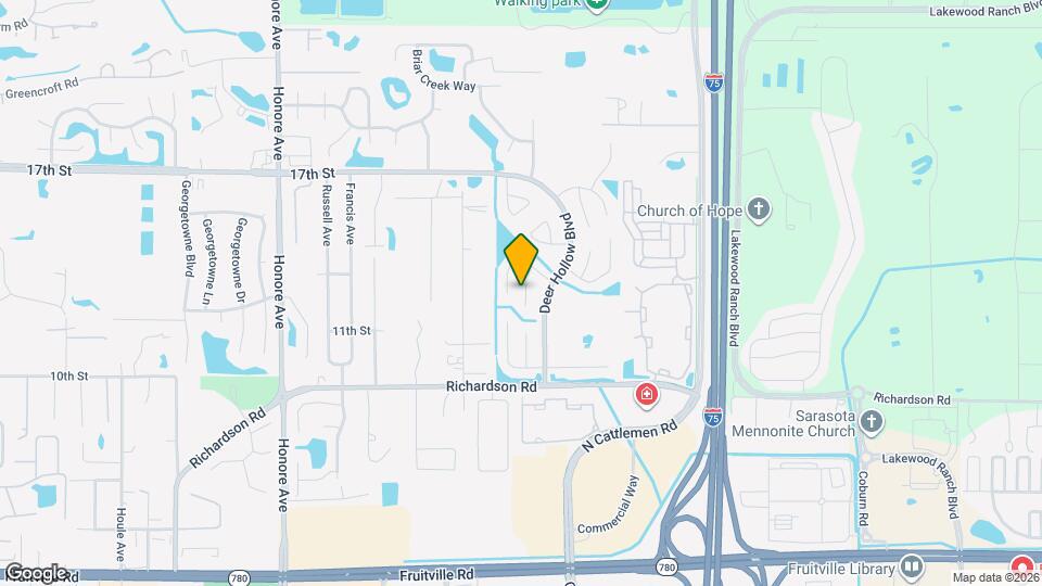 1141 Deer Hollow Pl Map and Location Details