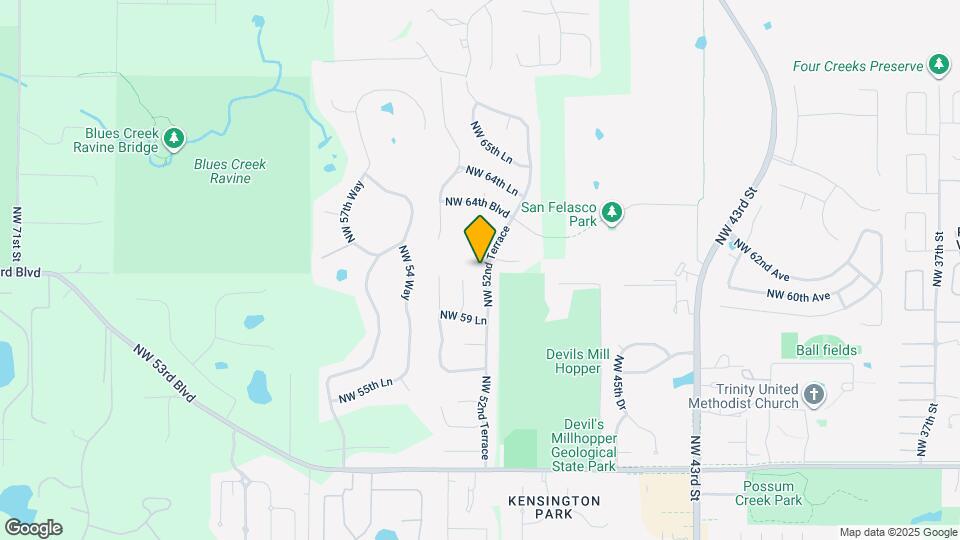 6112 NW 52nd Terrace Map and Location Details