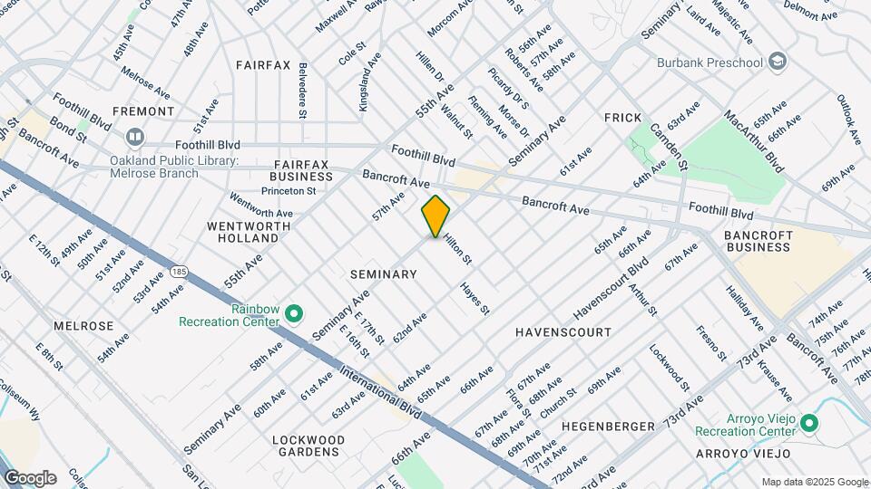 2232 Seminary Ave Map and Location Details