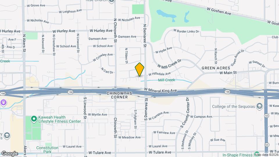 3737 W Hillsdale Ave Map and Location Details