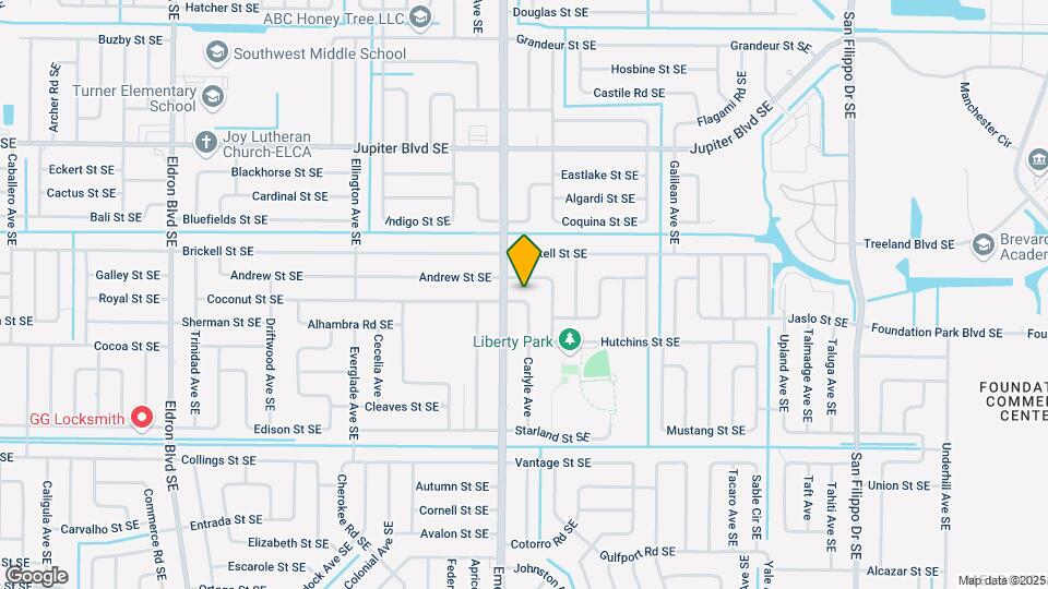 881 Coconut St SE Map and Location Details