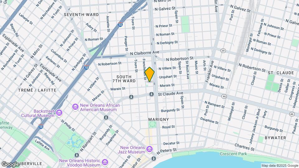 2117 Marais St Map and Location Details