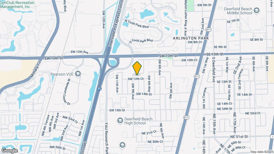 811 SW 12th Ct Map and Location Details