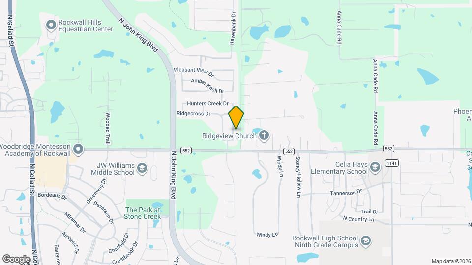 3318 Ridgecross Dr Map and Location Details