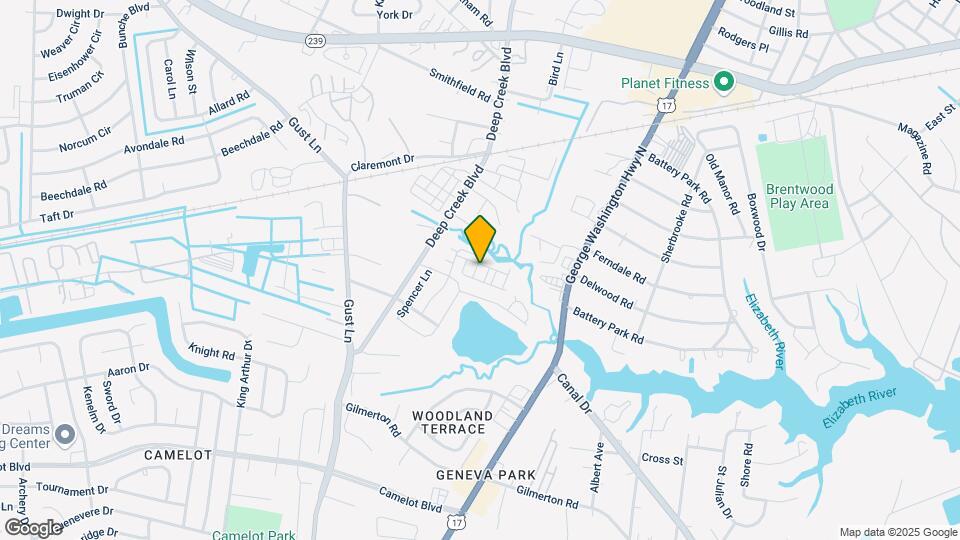 Chesapeake Mobile Home Park Map and Location Details