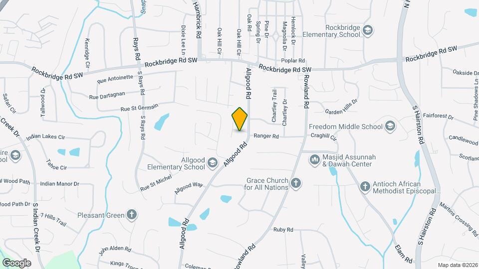 4399 Barclay Way Map and Location Details