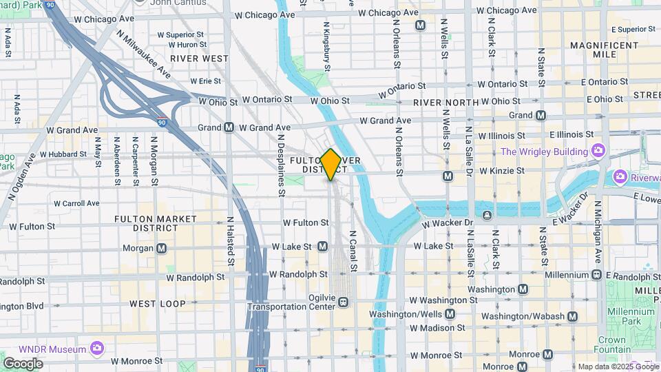 353 N Clinton St Map and Location Details