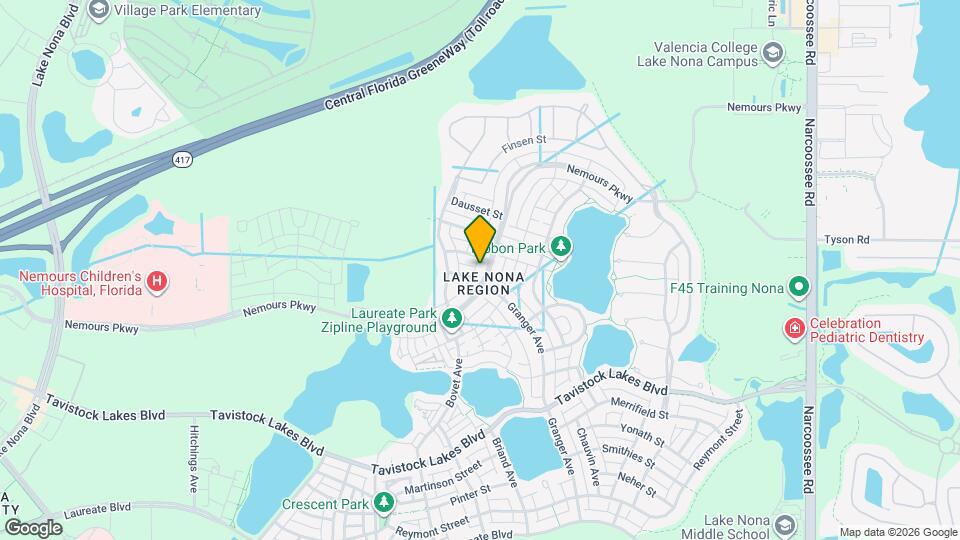 8017 Nemours Pkwy Map and Location Details