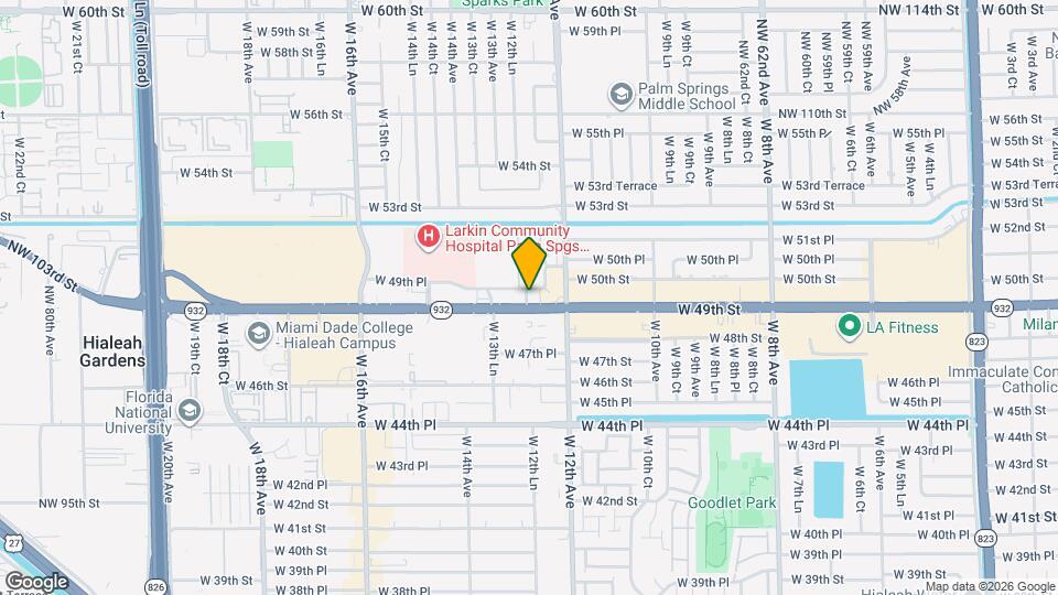 5083 W 12th Ln Map and Location Details