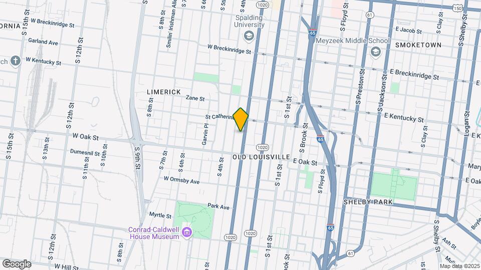 1128 S 3rd St Map and Location Details